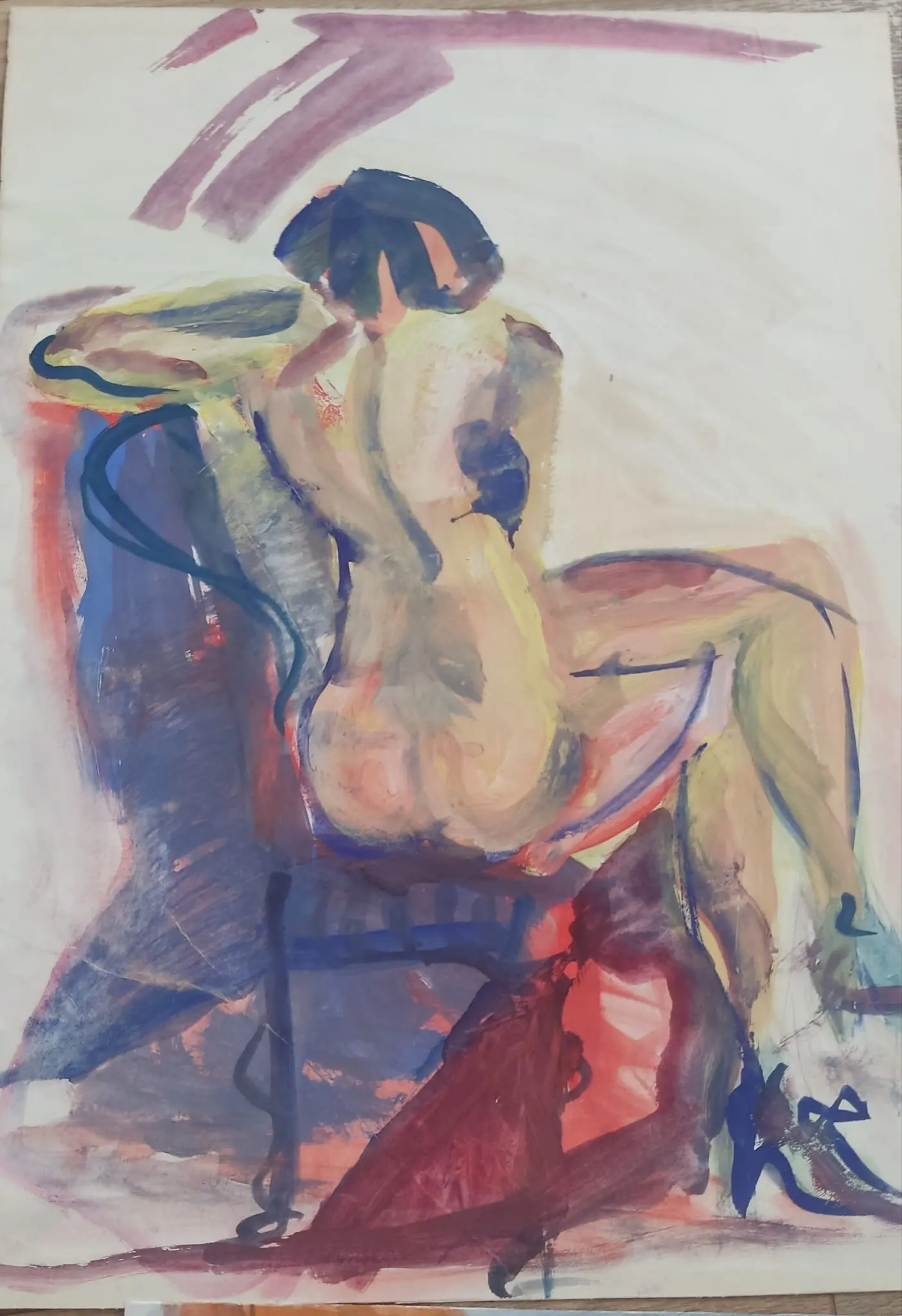 Retrato a lápiz de una pareja hecho a mano